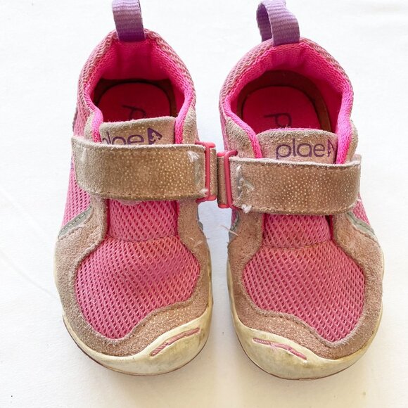 Plae Ty Pink Silver Sneaker size 6.5 - Picture 1 of 8